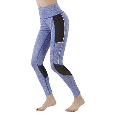 HIG Yoga Pants High Waist Leggings Tummy Control Workout Pants for Women with Outside Pockets