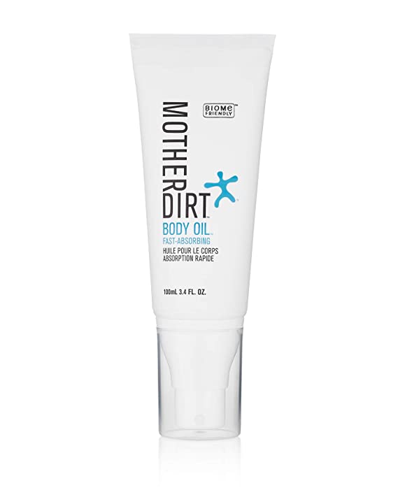 Mother Dirt Hydrating Body Oil, Fast-Absorbing, Preservative Free, 3.4 fl. oz.
