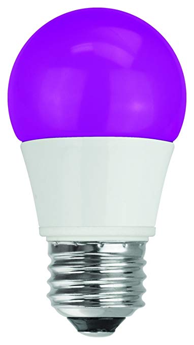 TCP RLAS155WPL LED A15-40 Watt Equivalent (5W) PURPLE Colored Light Bulb