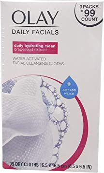 Olay  4-in-1 Daily Facial Cloths Wipes for Pink - Normal Skin 99 Cloths