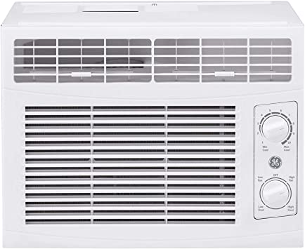 GE 5,000 BTU Mechanical Window Air Conditioner, Cools up to 150 sq. Ft, Easy Install Kit Included, White