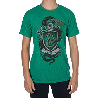 HARRY POTTER House Crest Adult Soft Tee Polyester T-Shirt