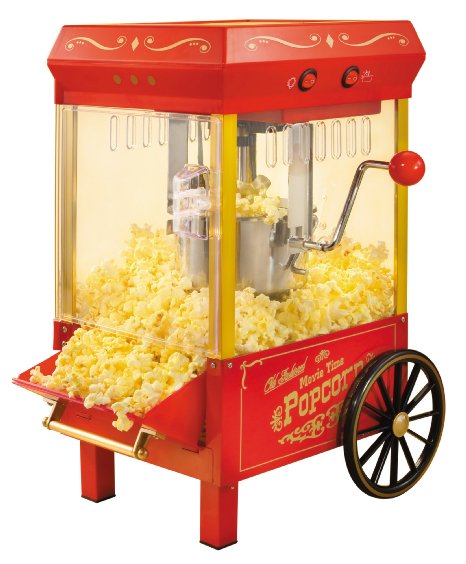 Nostalgia KPM508 Vintage Collection 25-Ounce Kettle Popcorn Maker