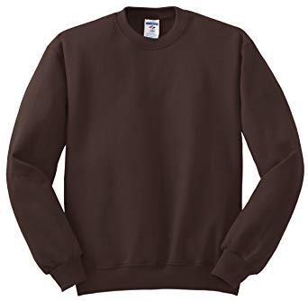 Jerzees Men's Pill Resistant Long Sleeve Crewneck Sweatshirt