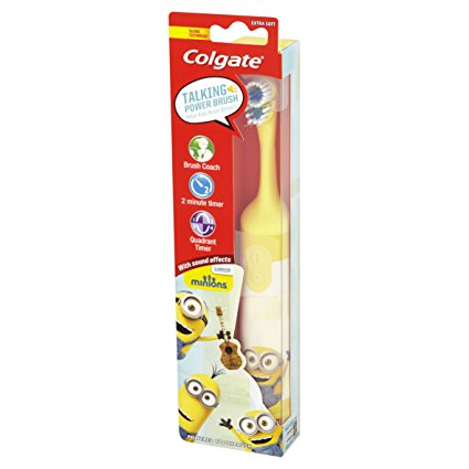 Colgate Minions Talking Extra Soft Battery Toothbrush