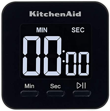 KitchenAid Event Single Even Digital Timer, 2.5 inches, Black