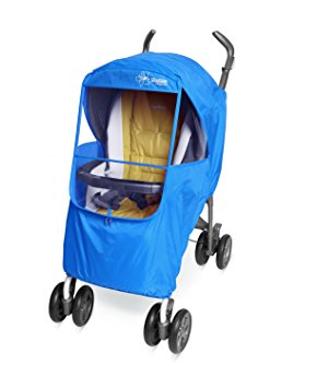 Manito Elegance Plus Stroller Weather Shield/Rain Cover, Blue