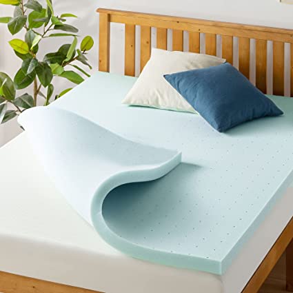 2-inch Ventilated Gel Memory Foam Topper - Twin