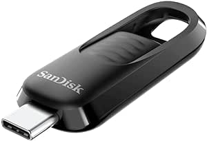 SanDisk 256GB Ultra Slider USB Type-C Flash Drive - Up to 400MB/s, USB 3.2 Gen 1, Retractable Connector - SDCZ480-256G-G46​