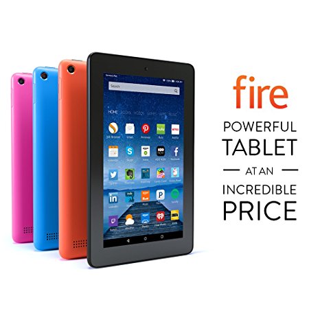 Fire Tablet, 7" Display, Wi-Fi, 16 GB - Includes Special Offers, Magenta