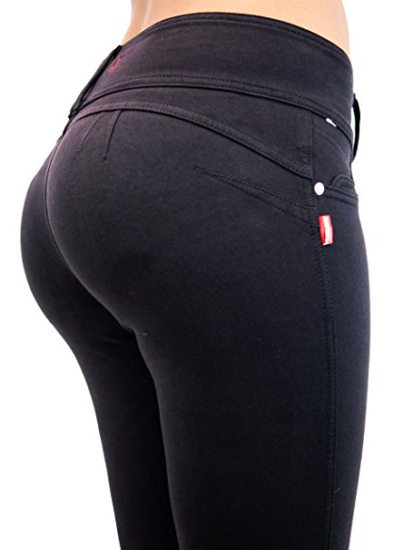 U-Turn Jeans Women's Stretch Cotton,Butt Lift,Skinny Leg Pants