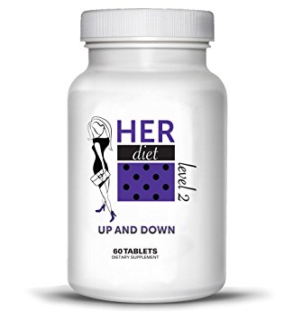 HERdiet Up and Down Level 2 Weight Loss for Advanced Clients Increase Energy & Metabolism with Decreased Appetite 60 Diet Tablets