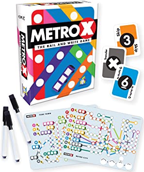 Gamewright Metro X - The Rail & Write Game