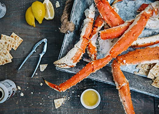 Alaskan King Crab: Super Colossal Red King Crab Legs (9 LBS) - Overnight Shipping Monday-Thursday