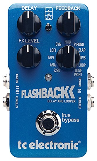 TC Electronic FlashBack Delay and Looper Guitar Delay Effect Pedal