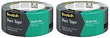 Scotch Multi Use Duct Tape, 1.88-Inch by 30-Yard (2 Pack)