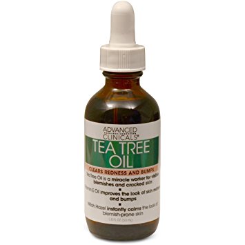 Advanced Clinicals 1.8oz Tea Tree Oil for Redness and Bumps.