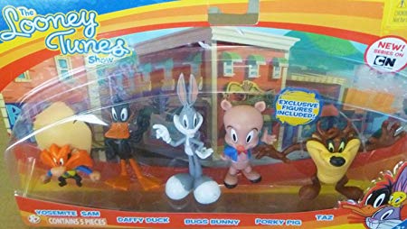 Looney Tunes Figure 5 Pack - Yosemite Sam, Daffy Duck, Bugs Bunny, Porky Pig, and Taz