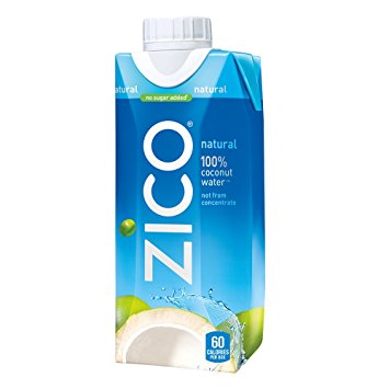 ZICO Premium Coconut Water, Natural, 11.2 fl oz (Pack of 12)
