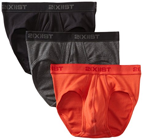 2(x)ist mens Essential Cotton 3 Pack Contour Pouch Brief
