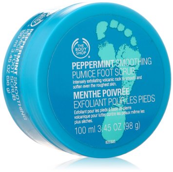 The Body Shop Peppermint Smoothing Pumice Foot Scrub, 3.45-Fluid Ounce