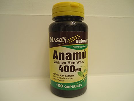 Mason Vitamins Anamu 400 Milligram, 100 Capsules