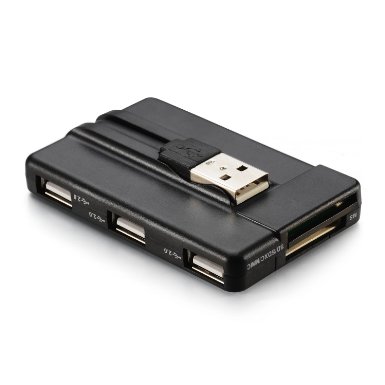Opluz CAC 3 Port 2.0 USB Smart Card Reader for Smart SIM Cards (OPM810)