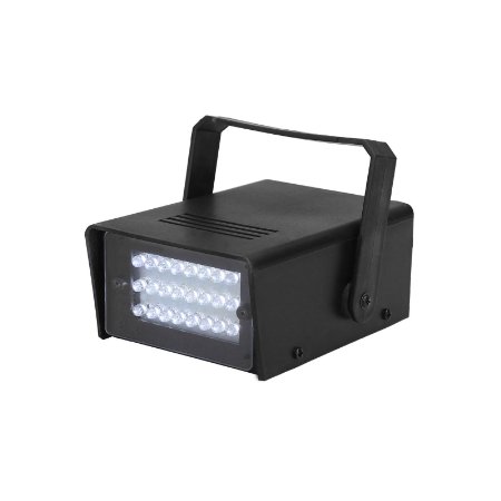 TSSS Mini 24 LEDs Stage Strobe Flash Lights for Disco Party Haunted House Lighting Magical ShowWhite