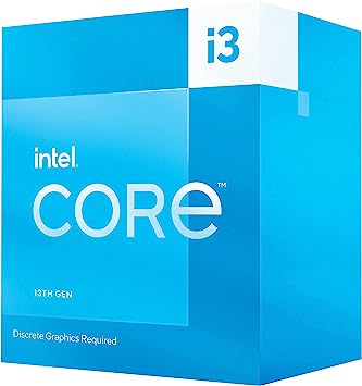 Intel Core i3-13100F Desktop Processor 4 cores (4 P-cores   0 E-cores) 12MB Cache, up to 4.5 GHz