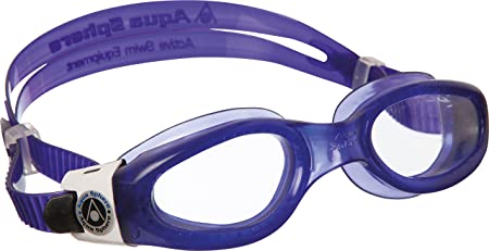 Aqua Sphere Kaiman Lady Swim Goggle, Violet, Clear Lens