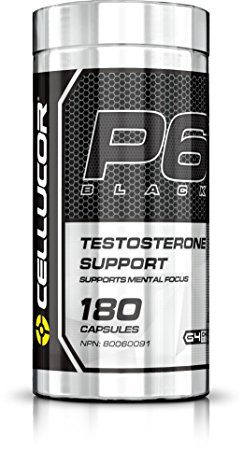 Cellucor P6 Black Testosterone Booster - 180 capsules