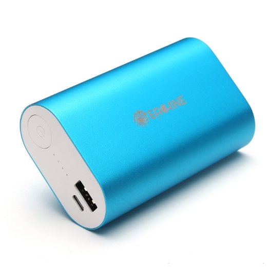 Power Bank, Eachine 10000mAh X7 Portable Charger External Battery Fast Charging for iPhone Samsung Most Smartphones and Other Usb-charged Devices (Blue)