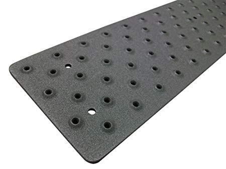 Handi-Treads Non Slip Aluminum Stair Tread, Powder Coated Black, 3.75" x 30" with Color Matching Wood Screws, Each