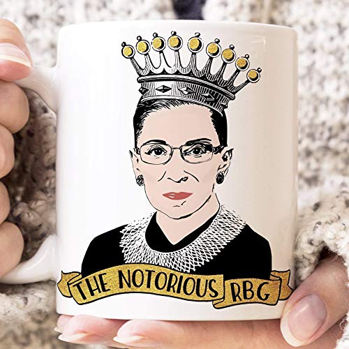 The Notorious RBG Coffee Mug Microwave Dishwasher Safe Ceramic Ruth Bader Ginsburg Cup