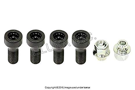 BMW Genuine Wheel Lock Set - Black M14 X 1.25 X5 3.0si X5 3.5d X5 4.8i X5 M X5 35dX X5 35iX X5 50iX X6 35iX X6 50iX X6 M Hybrid X6 740i 750i 750iX ALPINA B7 ALPINA B7X 740i 750i 750iX ALPINA B7 ALPINA B7X 740Li 750Li 750LiX 760Li ALPINA B7L ALPINA B7LX 740LdX 740Li 740LiX 750Li 750LiX 760Li ALPINA B7