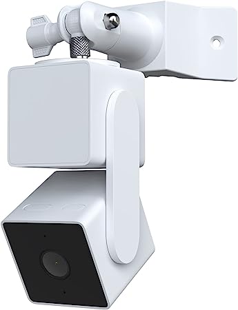 Koroao Wall Corner Mount for Wyze Cam Pan/Wyze Cam Pan V2/Wyze Cam Pan v3，Compatible with Other Cameras with 1/4 Screw Mount (White)