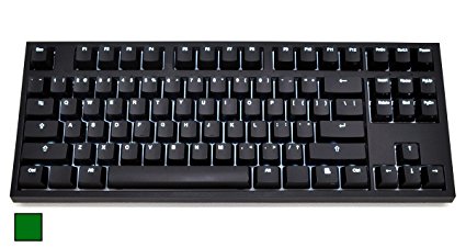CODE 87-Key Illuminated Mechanical Keyboard with White LED Backlighting - Cherry MX Green