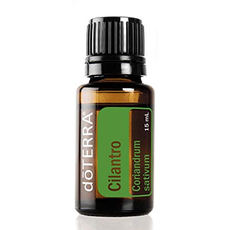 doTERRA - Cilantro Essential Oil - Supports Healthy Digestion, Powerful Cleanser and Detoxifier, Gives Food a Fresh and Tasty Flavor; For Diffusion or Topical Use - 15 ml