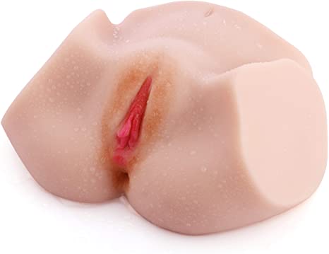 Pussy Anal Ass Male Masturbator,Realistic Vagina Anus Butt Sex Doll,Lifelike Size Silicone Adult Sex Toy for Man Masturbation
