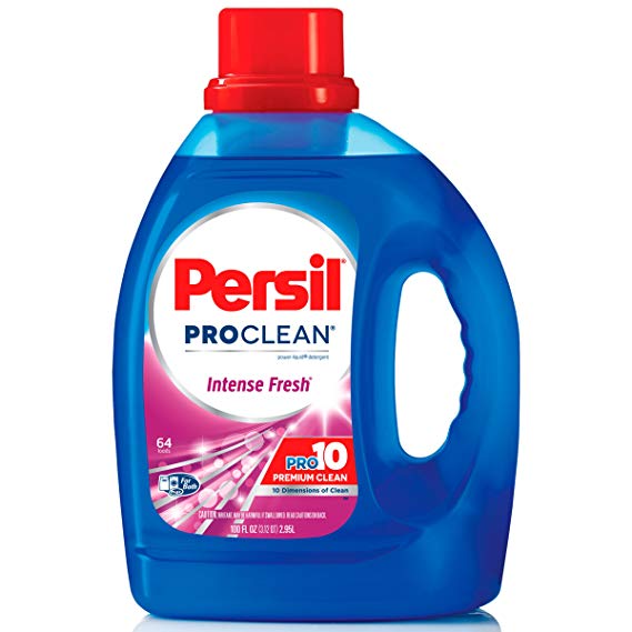 Persil ProClean Power-Liquid Laundry Detergent, Intense Fresh, 100 Fluid Ounces, 64 Loads