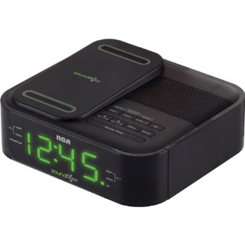 RCA Clock Radio with Soundflow Wireless Audio and USB Charging
