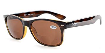 Eyekepper Classic Bifocal Sunglasses Brown Lens  1.0