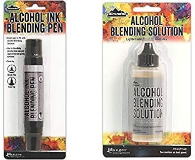Ranger Alcohol Ink Blending Pen & Solution Set (Updated Pen Style!)