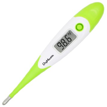 Baby Thermometer by DigHealth(TM), Digital Fever Medical Thermometers for Oral, Rectal, Axillary Armpit Use (Accurate Probe , for Babies, Child, Adult), FDA Approved, Large Display, Instant Read