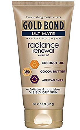 Gold Bond Ultimate Radiance Renewal Cream Oil, 5.5 Ounce (Pack of 2)