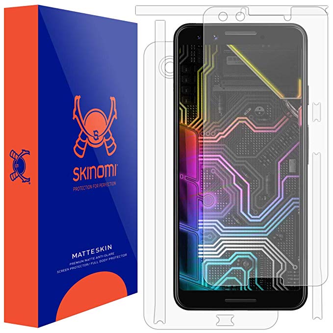 Google Pixel 3 Screen Protector   Full Body, Skinomi MatteSkin Full Skin Coverage   Screen Protector Google Pixel 3 Anti-Glare Bubble-Free Shield