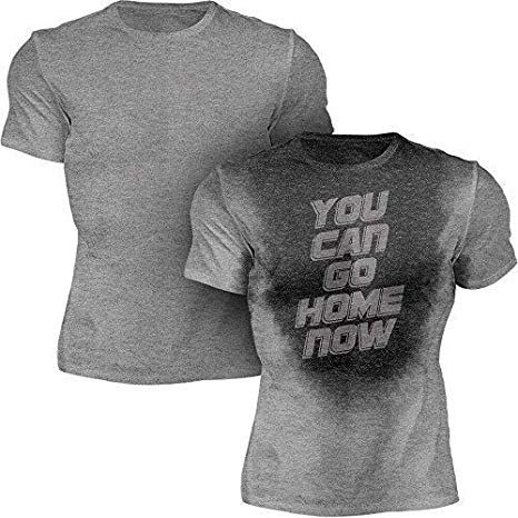 Sweat Activated Men Shirt | Stylish Motivating Fitness Top | You Can Go Home Now