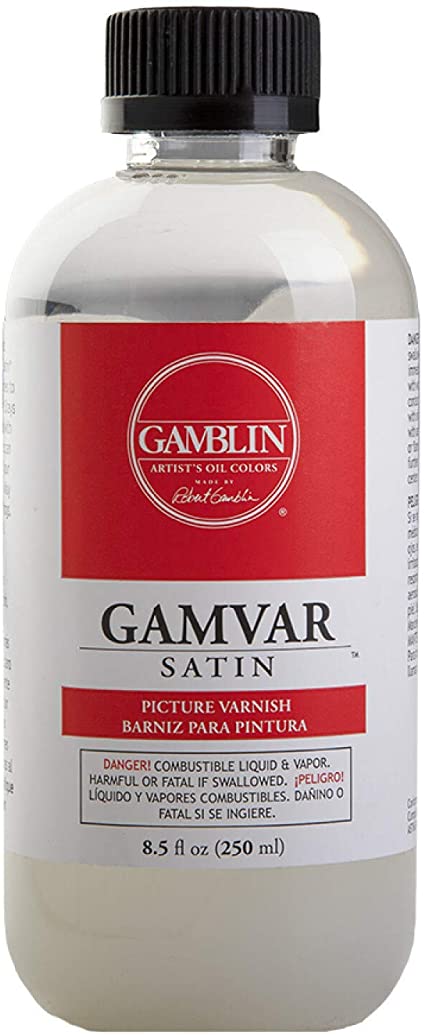 Gamblin Gamvar Pict Varnish 8.5 Oz Satin