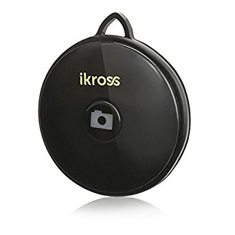 iKross Mini Wireless Bluetooth Remote Control Photo Selfie Shutter Release with Wrist Strap for iPhone, Samsung, Tablets, and other Android devices