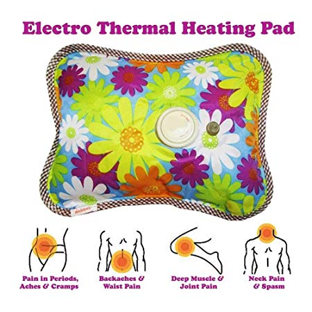 Aryshaa Heating Electrothermal Gel Pad Electric 1 L Hot Water Bag (Multicolor & Designs)